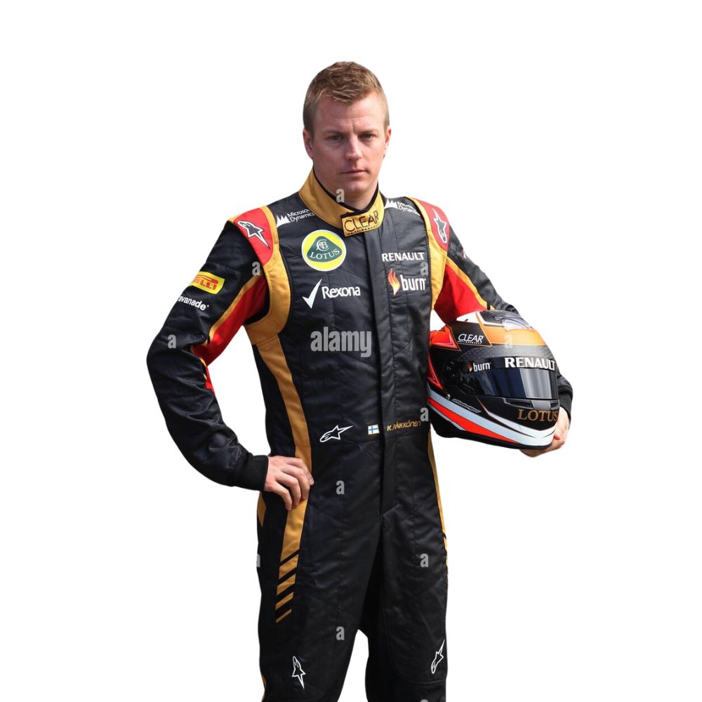 Kimi Räikkönen 2013 Formel 1 Rennoverall Replik (Kimi Räikkönen Lotus)
