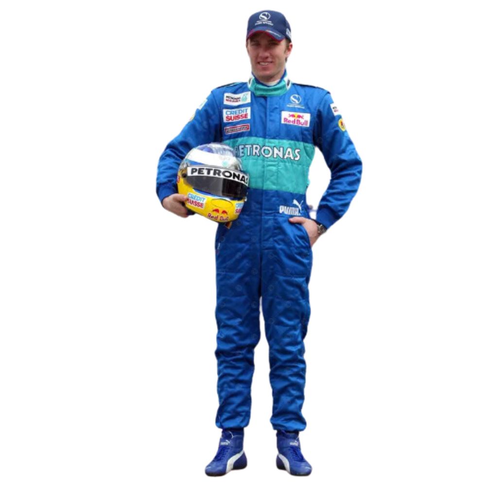Stake F1 Team Kick Sauber Formel-1-Rennanzug-Replik (Nick Heidfeld Rennen 2003)