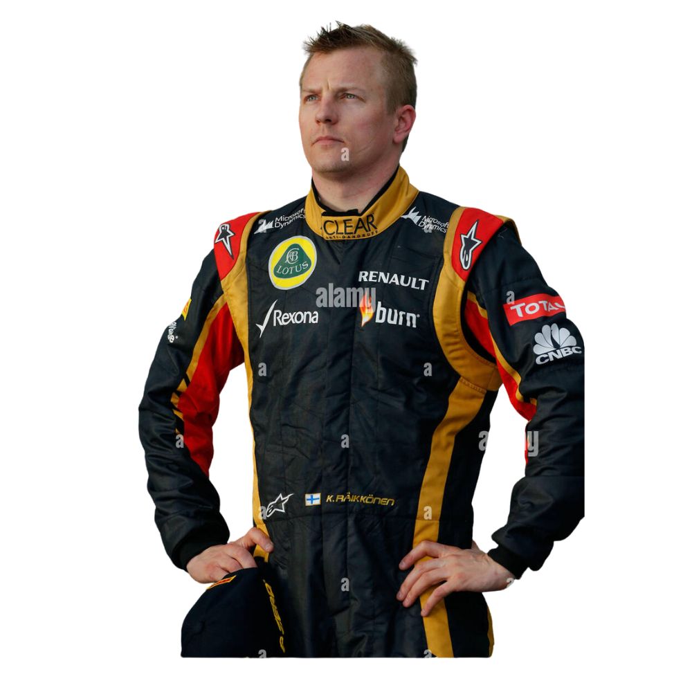 Kimi Räikkönen 2013 Formel 1 Rennoverall Replik (Kimi Räikkönen Lotus)