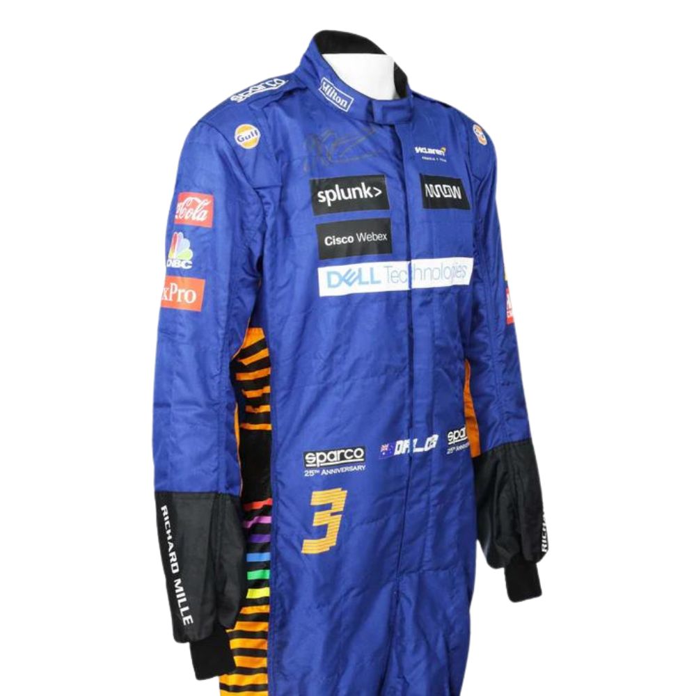 McLaren Formula 1 Team Daniel Ricciardo 2021 Formula 1 Racing Suit Replica (Race)