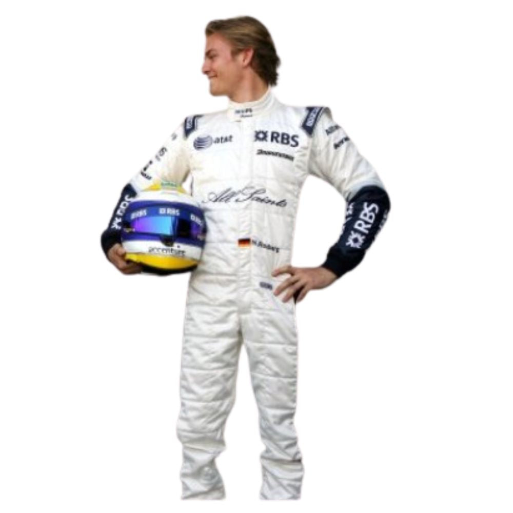 Williams Racing Formel 1 Rennanzug Replik (Nico Rosberg Rennen 2008)
