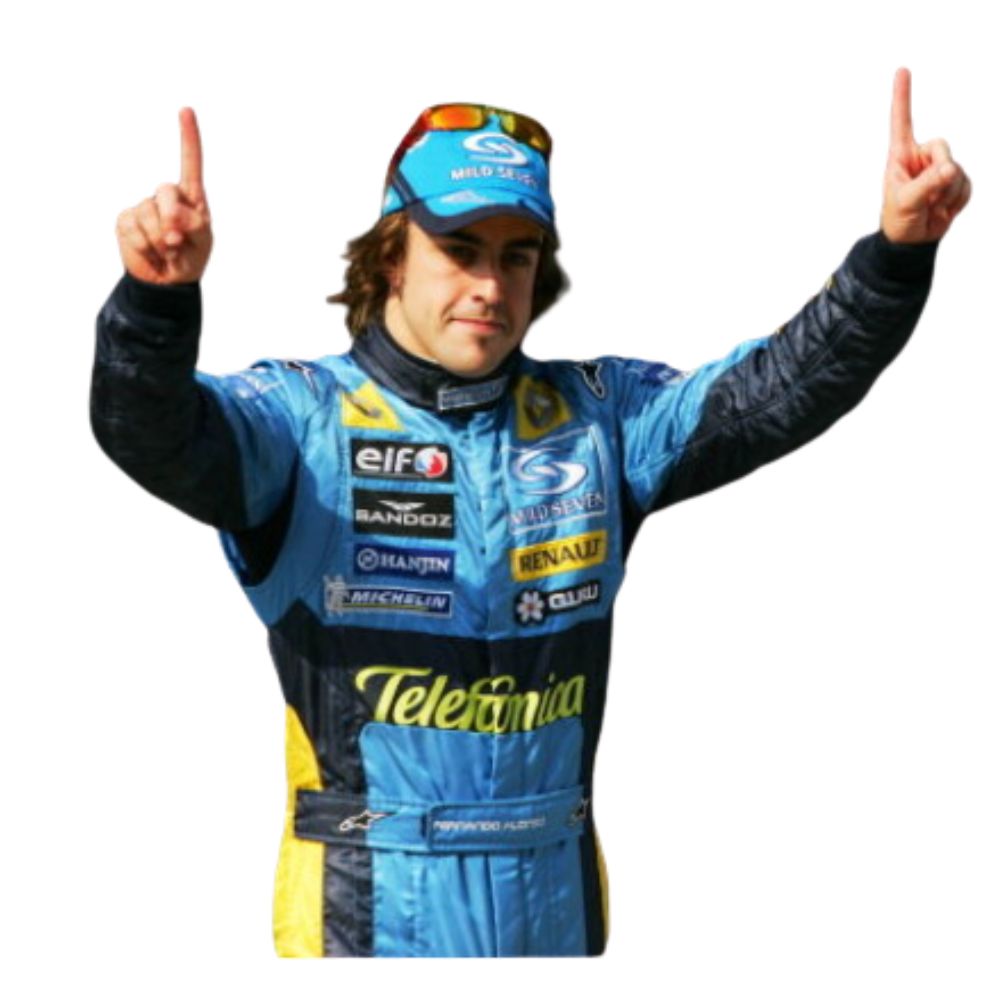 Renault F1 Team Fernando Alonso Formel 1 Rennanzug Replik (: Rennen 2005s)