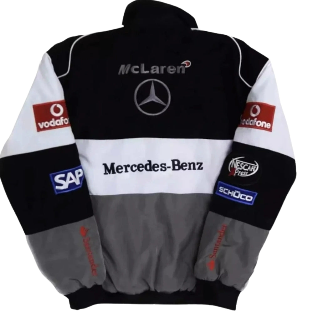 Mercedes-AMG Petronas F1 Team Formel 1 Vintage Rennjacke (Bestickung)
