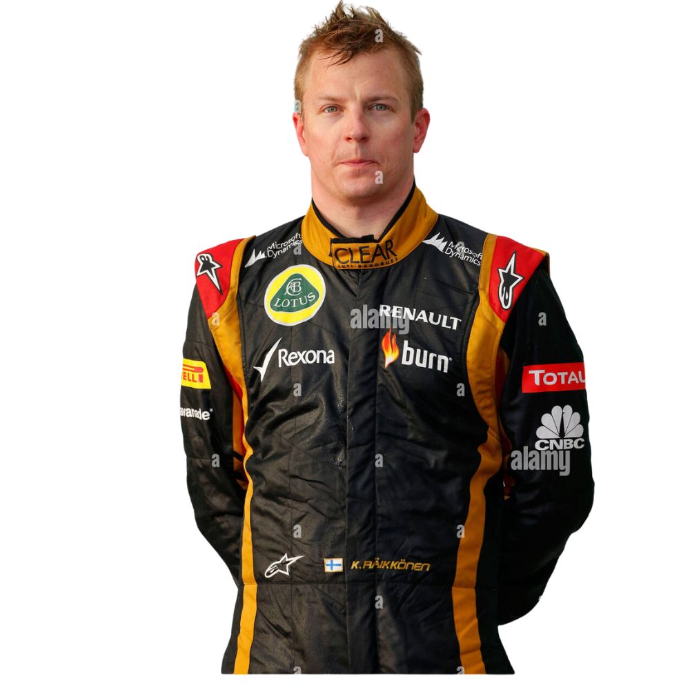Kimi Räikkönen 2013 Formel 1 Rennoverall Replik (Kimi Räikkönen Lotus)