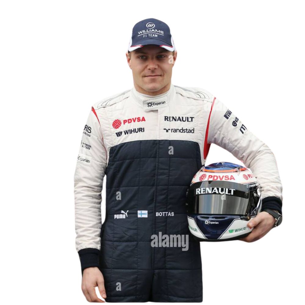 Williams Racing Valtteri Bottas 2013 Formel 1 Rennanzug Replik