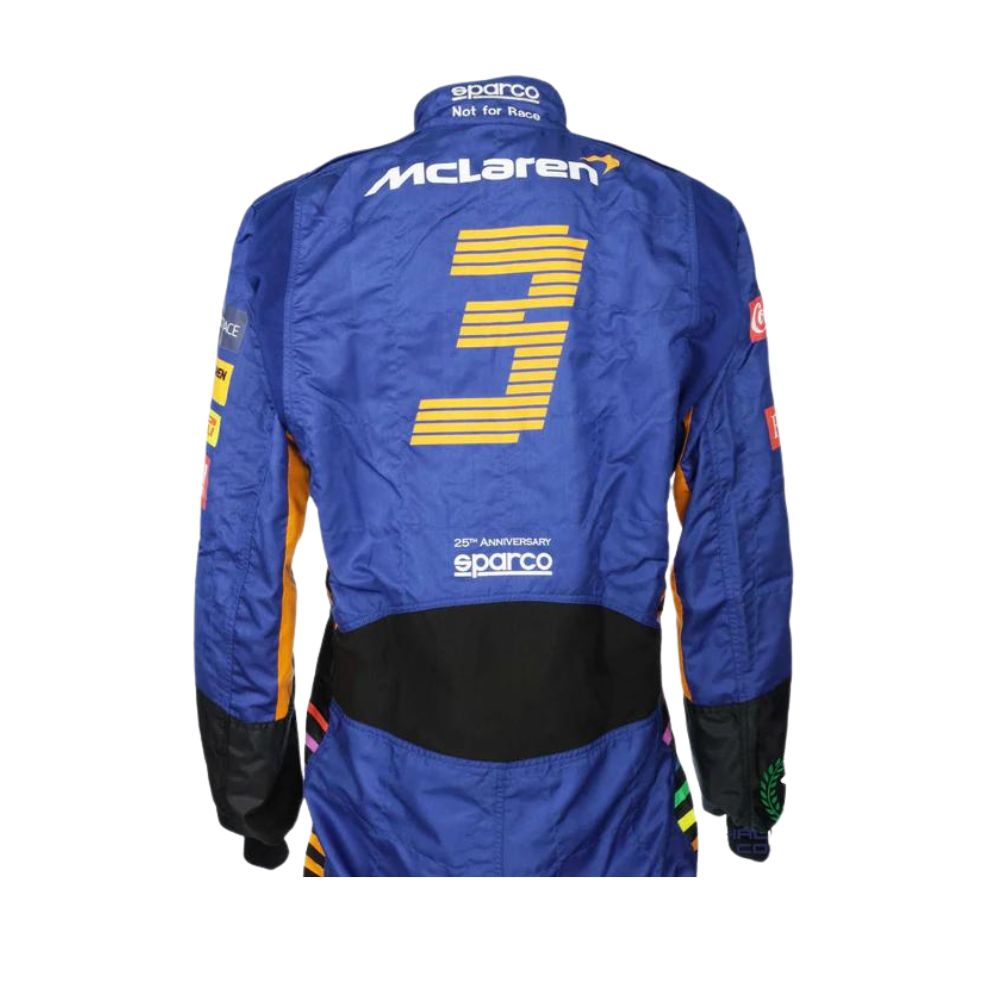 McLaren Formel-1-Team Daniel Ricciardo 2021 Formel-1-Rennanzug Replik (Rennversion)
