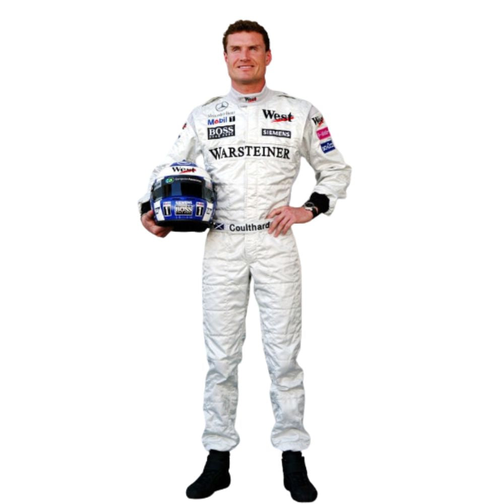 McLaren Formel 1 Team Formel 1 Rennanzug Replikat (David Coulthard Rennen 2004)