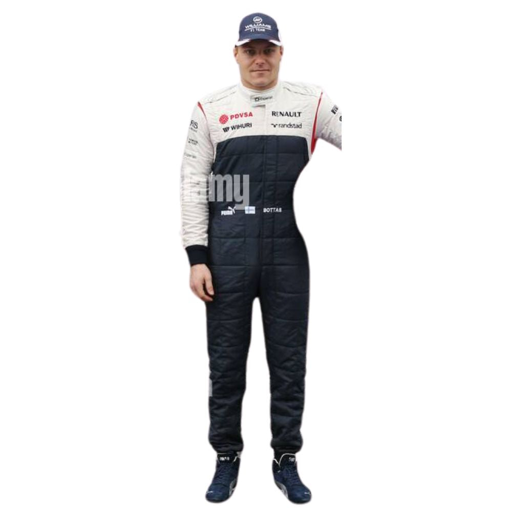 Williams Racing Valtteri Bottas 2013 Formel 1 Rennanzug Replik