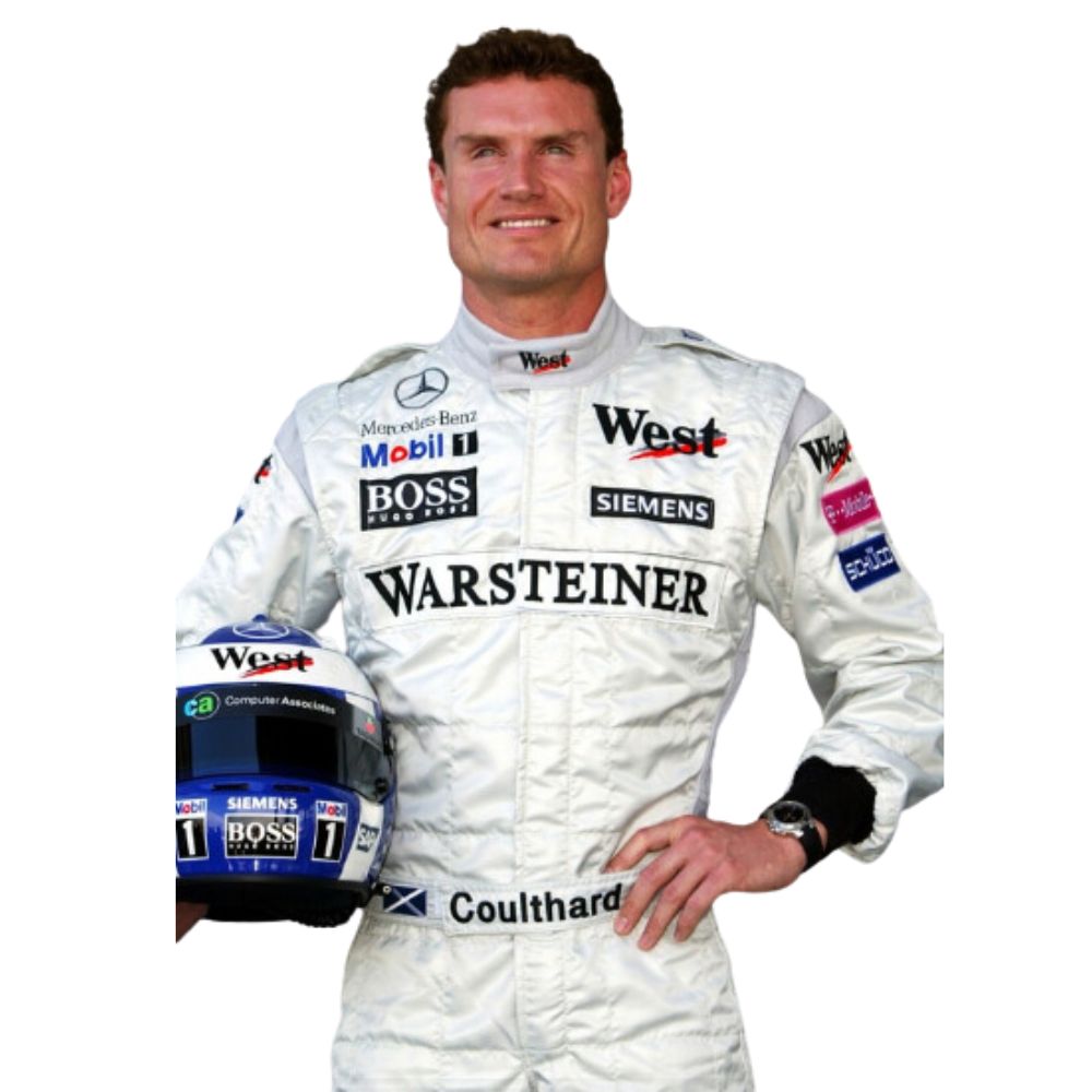 McLaren Formel 1 Team Formel 1 Rennanzug Replikat (David Coulthard Rennen 2004)