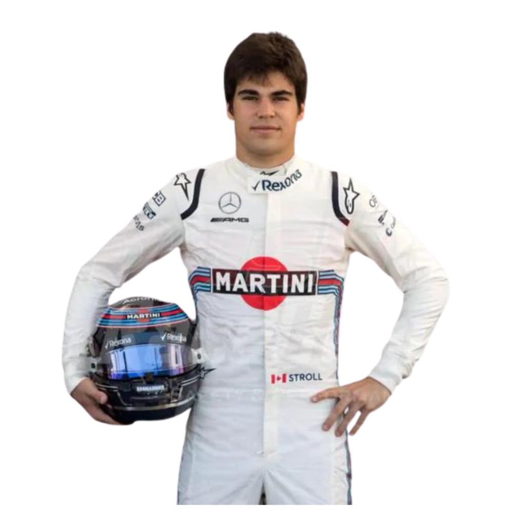 Williams Racing Lance Stroll 2018 Formel 1 Rennanzug Replikat (Rennen)