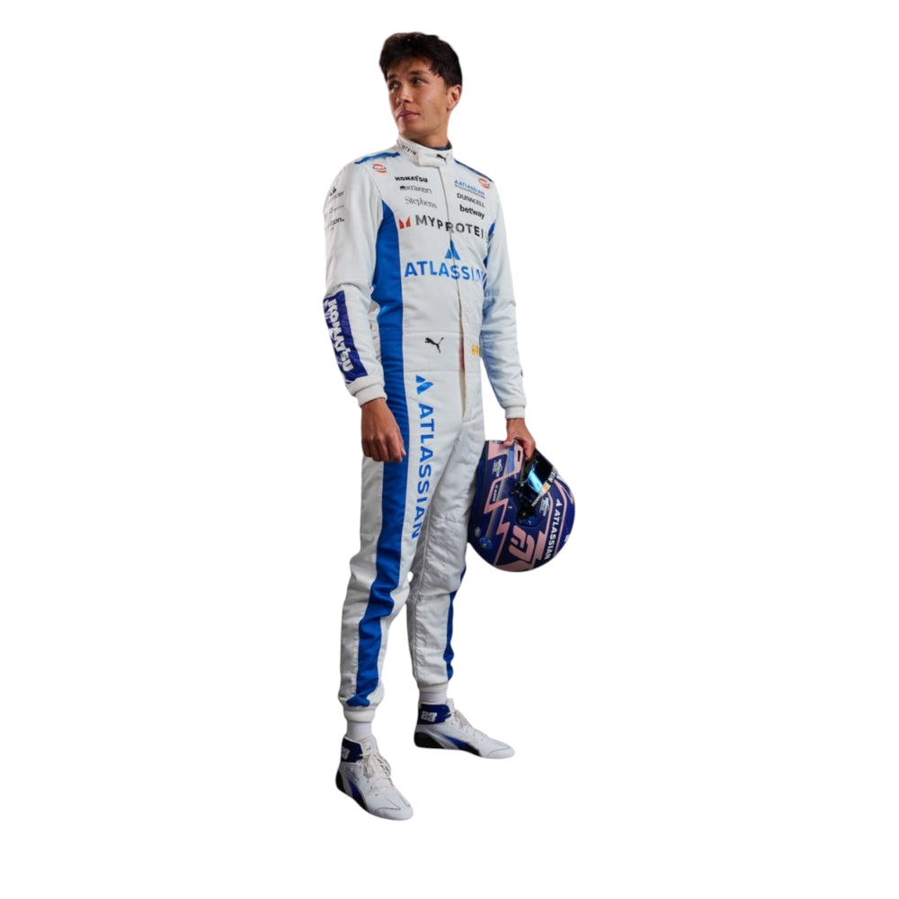 Williams Racing Alexander Albon Formel 1 Rennanzug Replik (Team) 2025
