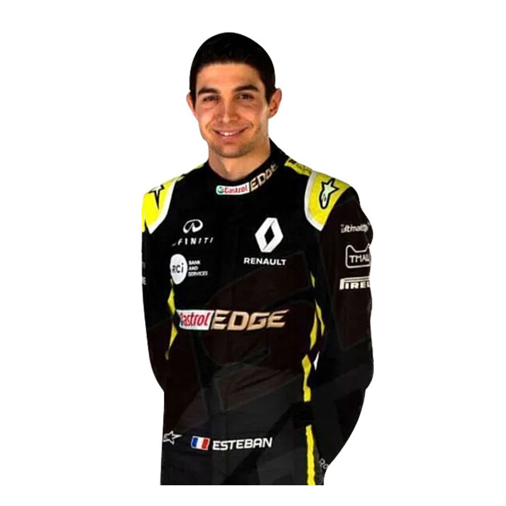 Renault F1 Team Esteban Ocon Formel 1 Rennanzug Replika 2020 (Rennanzug)
