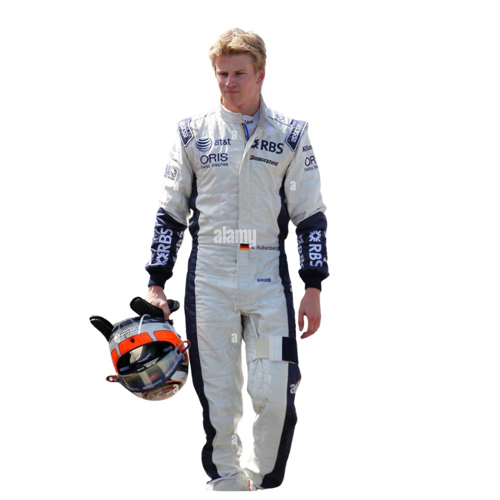 Williams Racing Nico Hülkenberg Formel-1-Rennanzug Replik (Nico Hülkenberg 2010er Jahre Rennen)