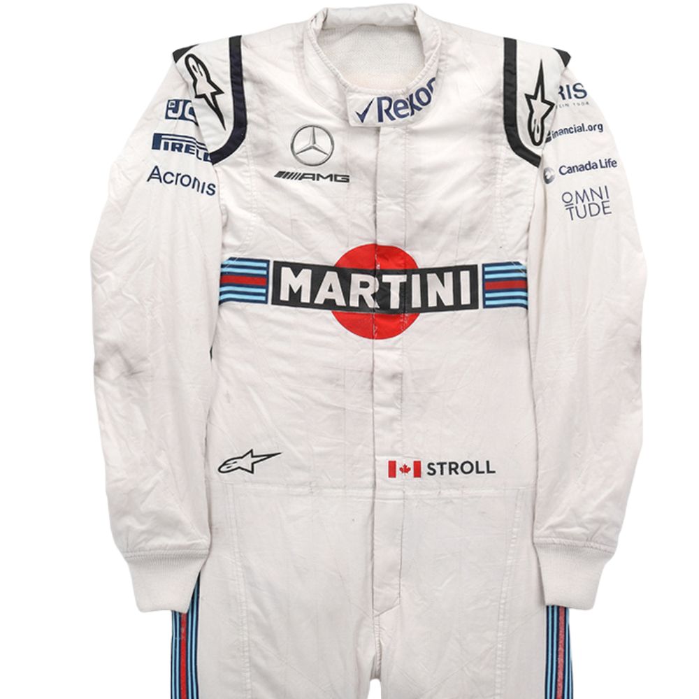 Williams Racing Lance Stroll 2018 Formula 1 Racing Suit Replica (Race)