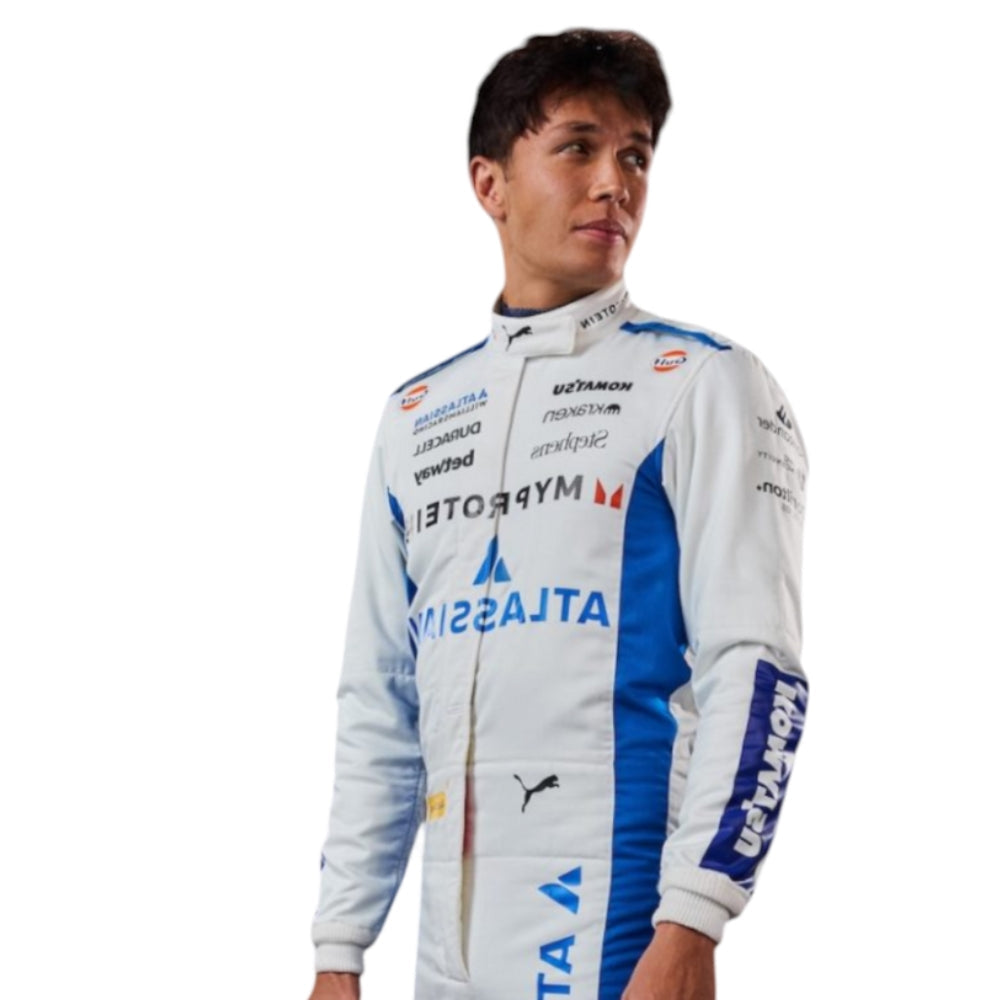 Williams Racing Alexander Albon Formel 1 Rennanzug Replik (Team) 2025