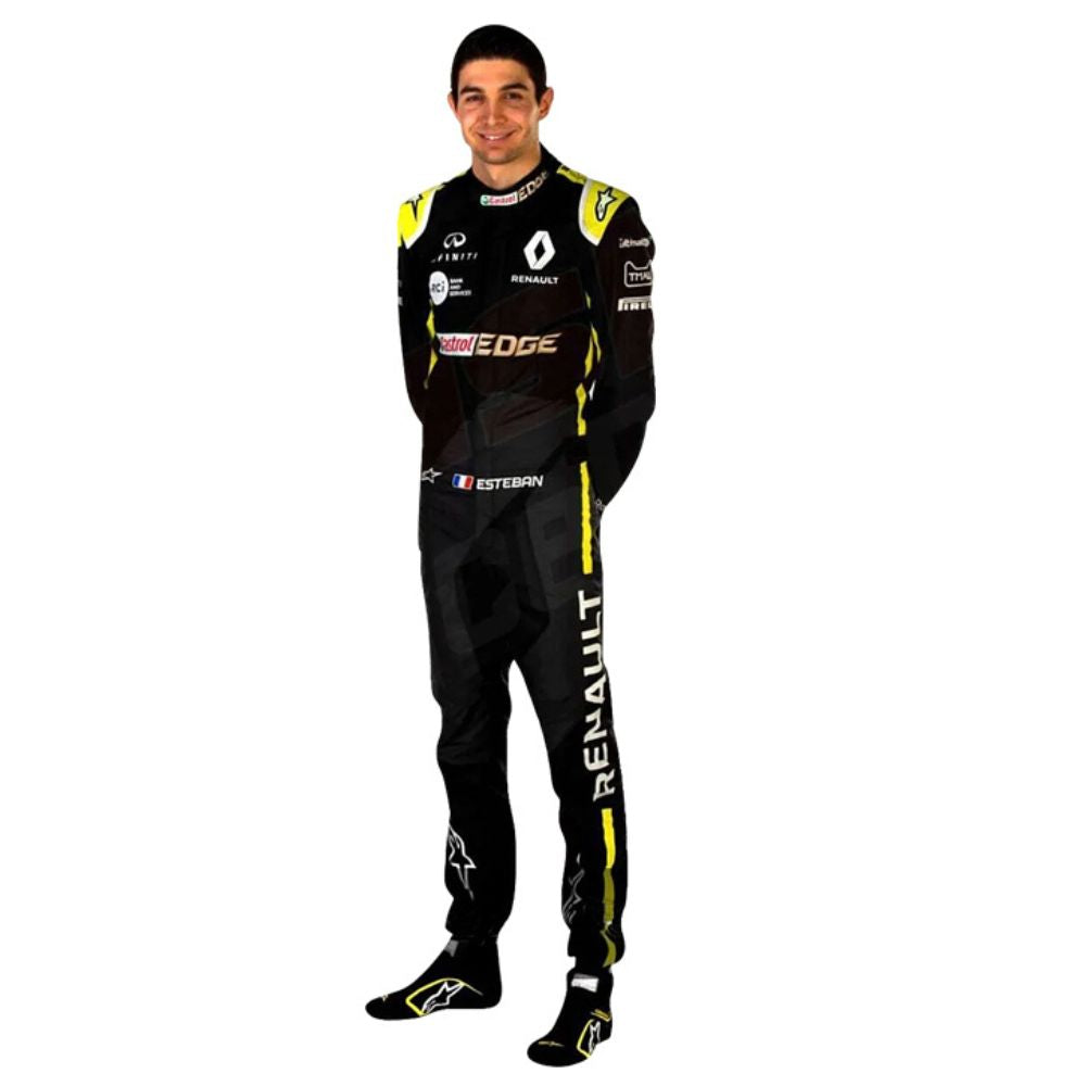 Renault F1 Team Esteban Ocon Formel 1 Rennanzug Replika 2020 (Rennanzug)