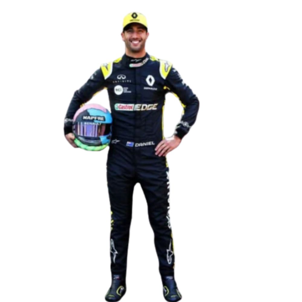 Renault F1 Team Daniel Ricciardo 2019 Formel 1 Rennanzug Replik (Rennen)