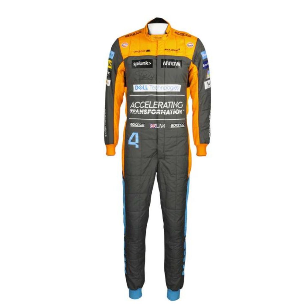 McLaren Formel 1 Team Lando Norris 2022 Formel 1 Rennanzug Replik