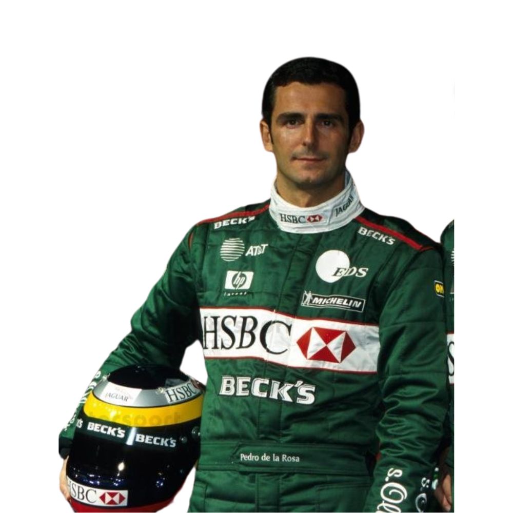 Formel-1-Rennoverall-Replika (Pedro de la Rosa Jaguar Rennen 2002)