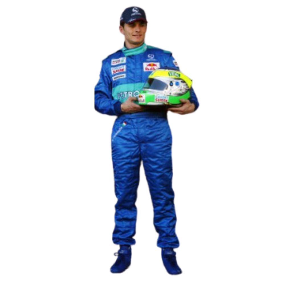 Stake F1 Team Kick Sauber Formel-1-Rennanzug-Replika (Giancarlo Fisichella Rennen 2004)