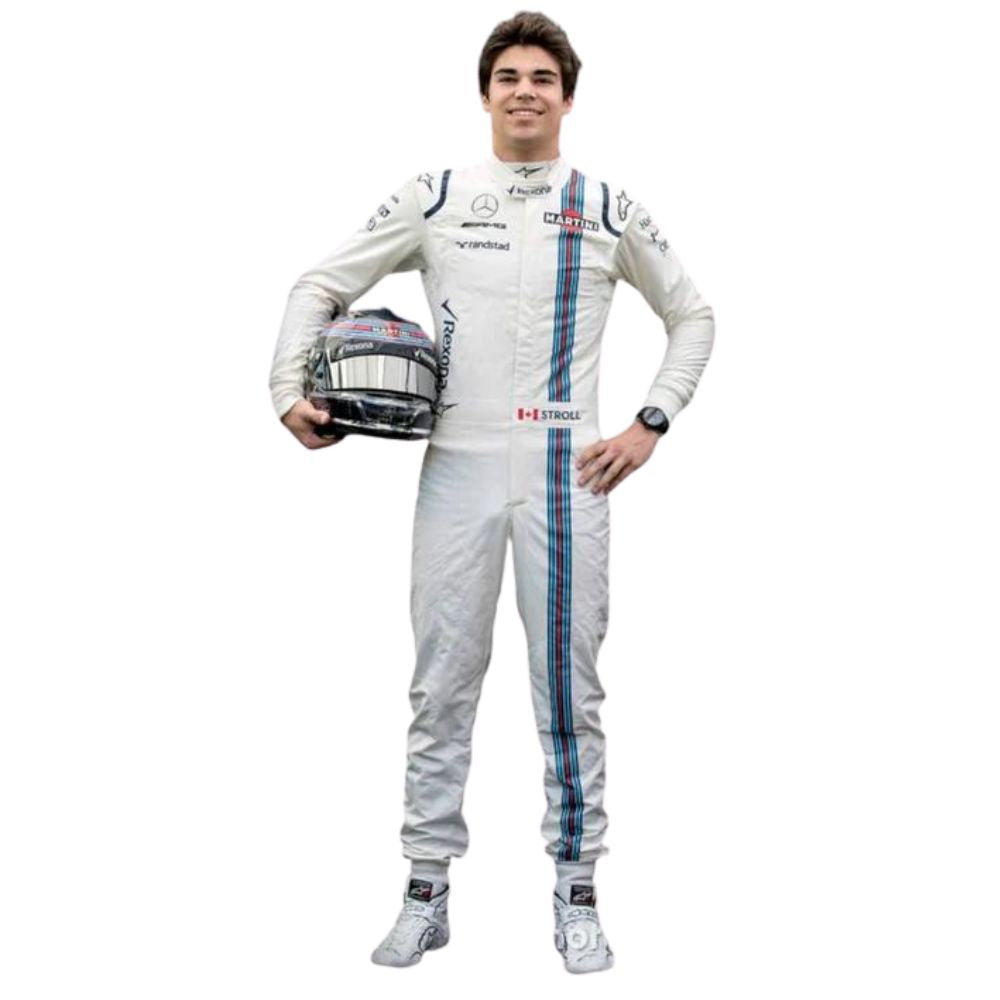 Williams Racing Lance Stroll 2017 Formula 1 Racing Suit Replica (Race)