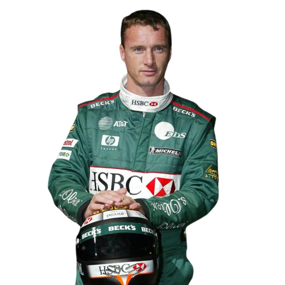Formel-1-Rennanzug-Replik (Eddie Irvine Jaguar Rennen 2002)