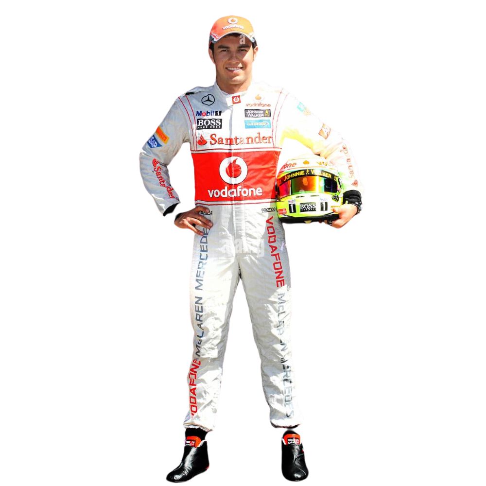 McLaren Formel 1 Team Sergio Perez 2013 Formel 1 Rennanzug Replik