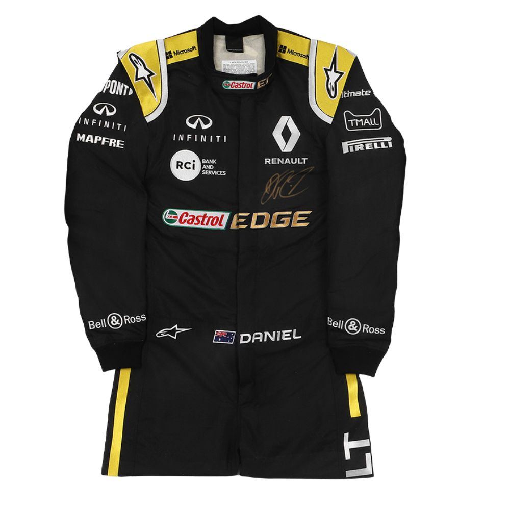 Renault F1 Team Daniel Ricciardo 2019 Formel 1 Rennanzug Replik (Rennen)