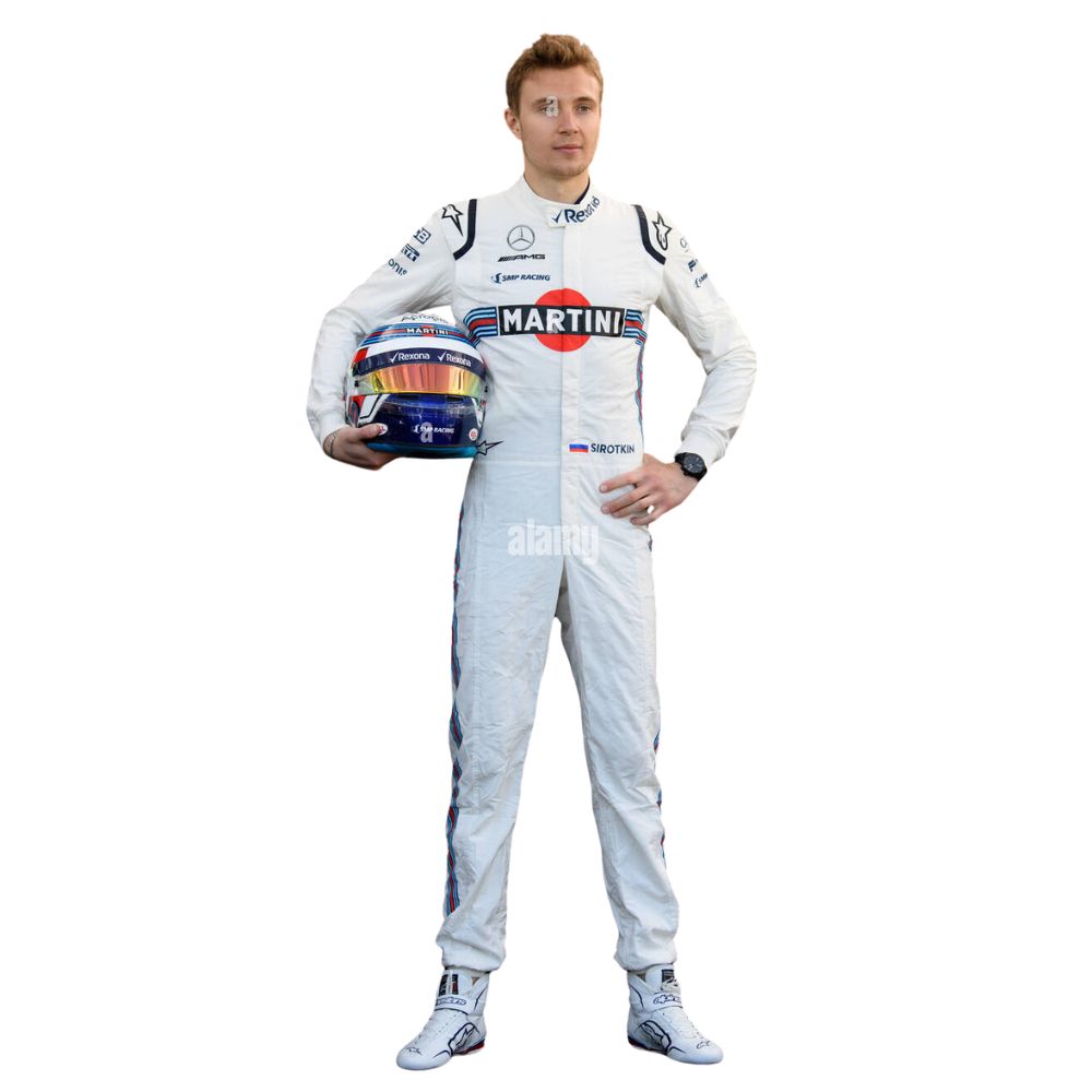 Williams Racing 2018 Formula 1 Racing Suit Replica (Race Sergey Sirotkin)