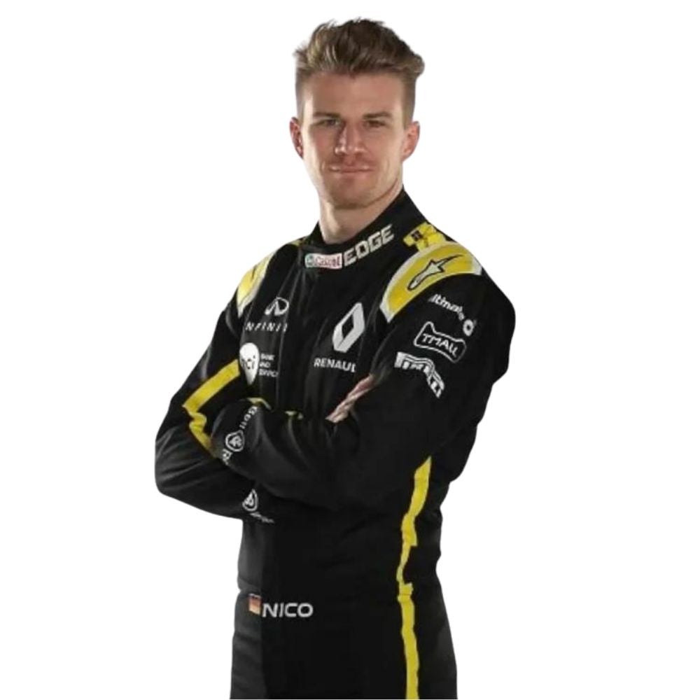 Renault F1 Team Nico Hülkenberg 2019 Formel 1 Rennanzug Replik (Rennanzug Nico Hülkenberg)