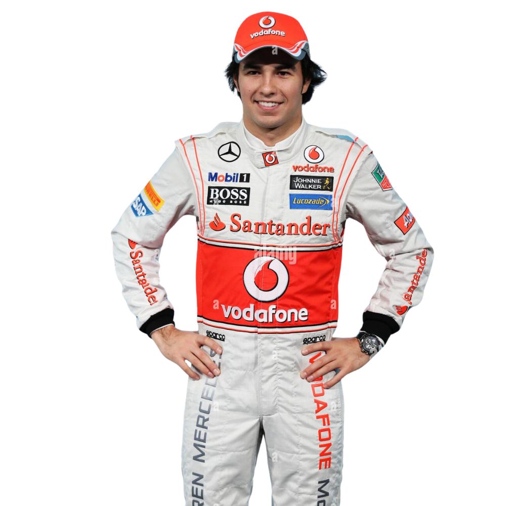 McLaren Formel 1 Team Sergio Perez 2013 Formel 1 Rennanzug Replik