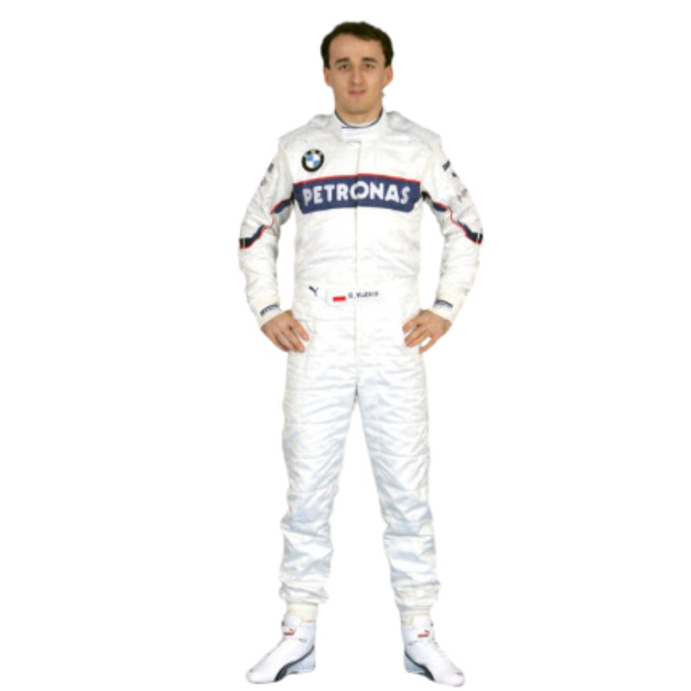 Stake F1 Team Kick Sauber Formula 1 Racing Suit Replica (Robert Kubica BMW 2009s Race)