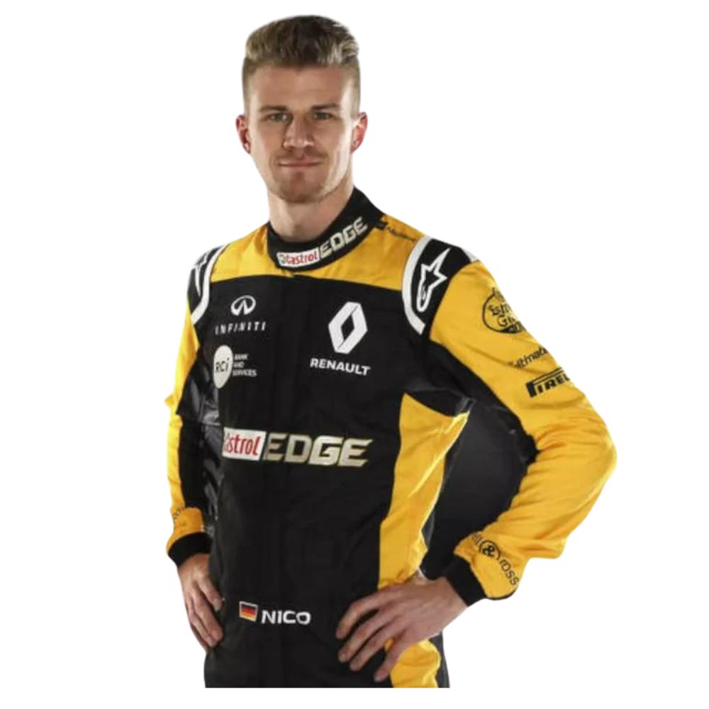 Renault F1 Team Nico Hülkenberg 2018 Formel 1 Rennanzug Replik (Rennen Nico Hülkenberg)