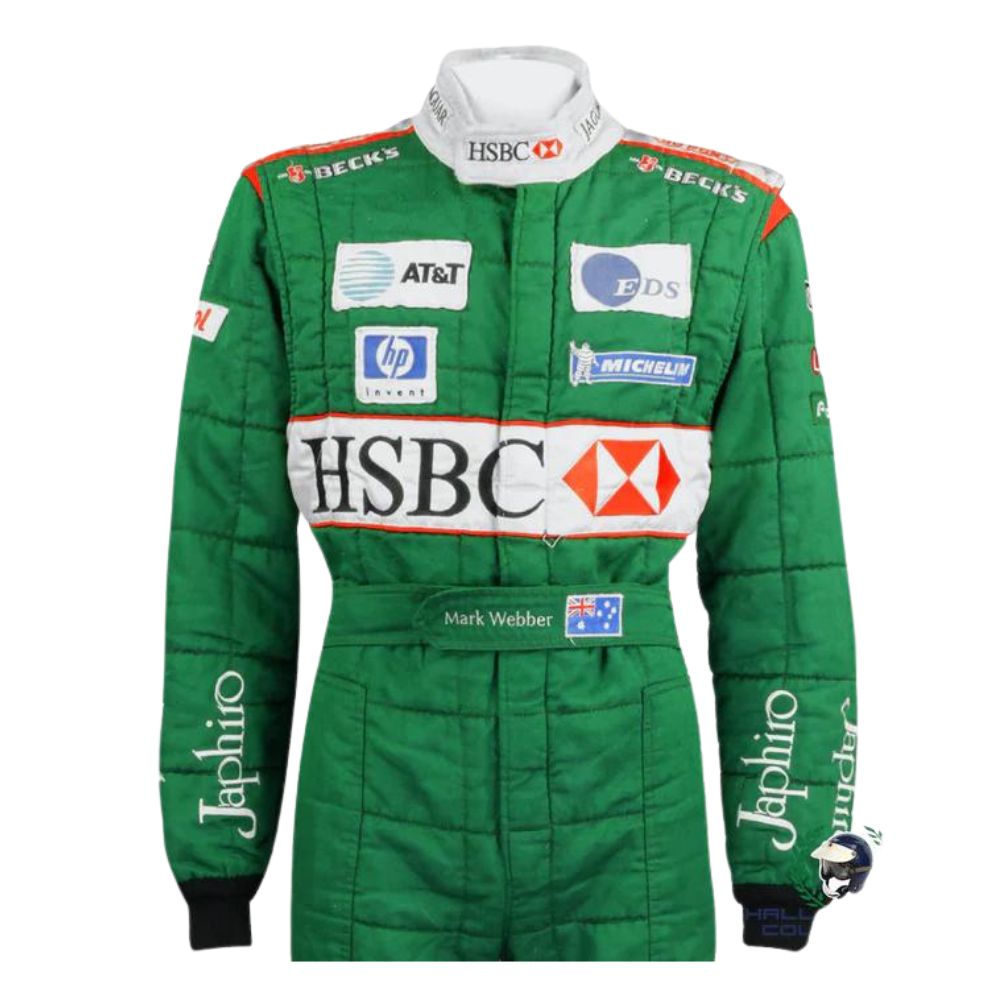 Formel 1 Rennoverall Replik (Mark Webber Jaguar Rennen 2003)