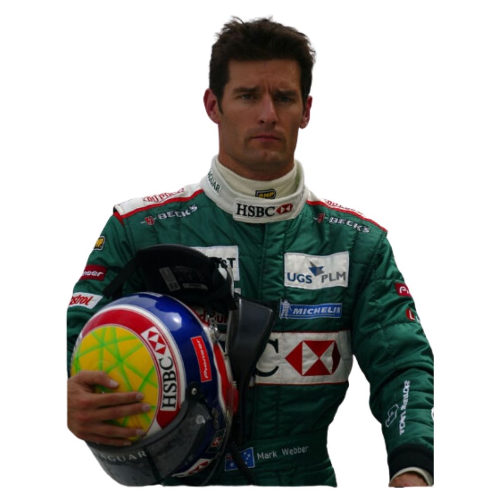 Formel 1 Rennanzug Replik (Jaguar: Mark Webber Rennen 2004)