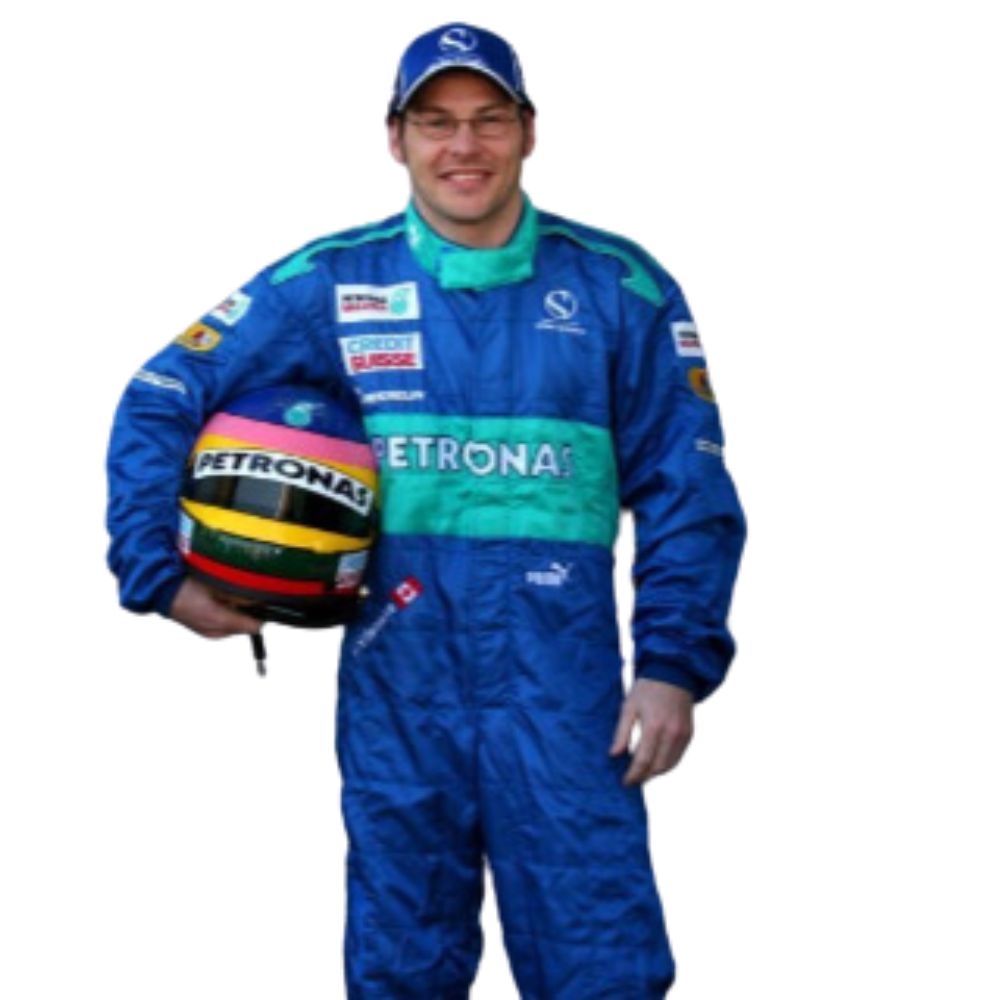 Stake F1 Team Kick Sauber Formel 1 Rennfahrer-Overall Replika (: Jacques Villeneuve Rennen 2005)