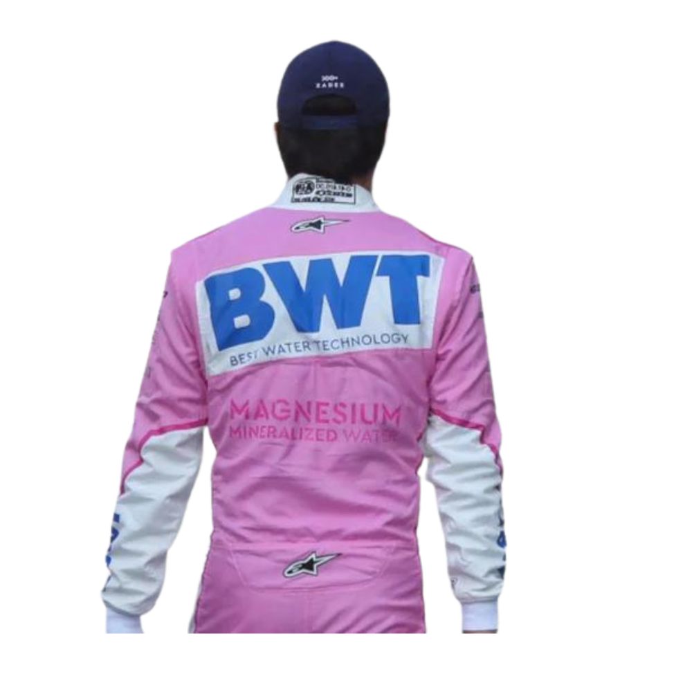 Sergio Perez 2020 Formel 1 Rennanzug Replik (Punkt)