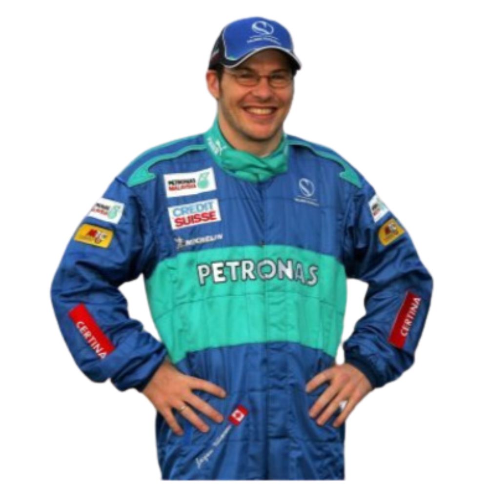 Stake F1 Team Kick Sauber Formel 1 Rennfahrer-Overall Replika (: Jacques Villeneuve Rennen 2005)