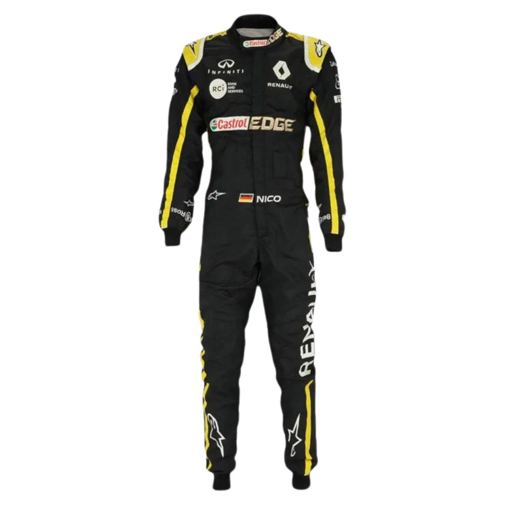 Renault F1 Team Nico Hülkenberg 2019 Formel 1 Rennanzug Replik (Rennanzug Nico Hülkenberg)