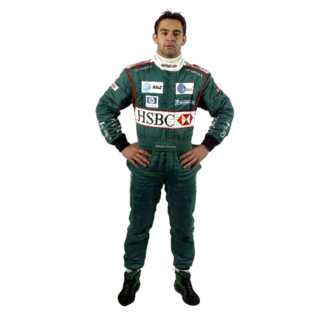 Formel 1 Rennoverall Replik (Antonio Pizzonia Jaguar Rennen 2003)