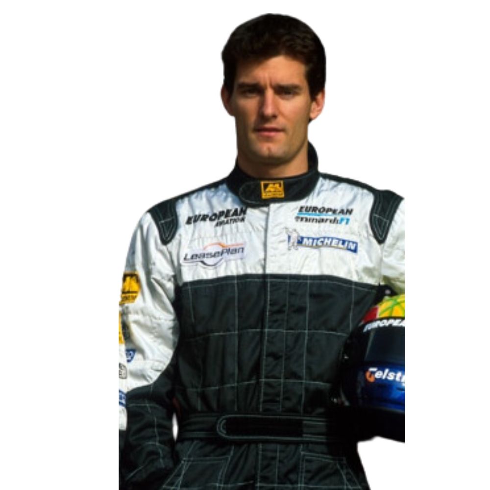 Formel-1-Rennanzug-Replika (Mark Webber Minardi Rennen 2002)