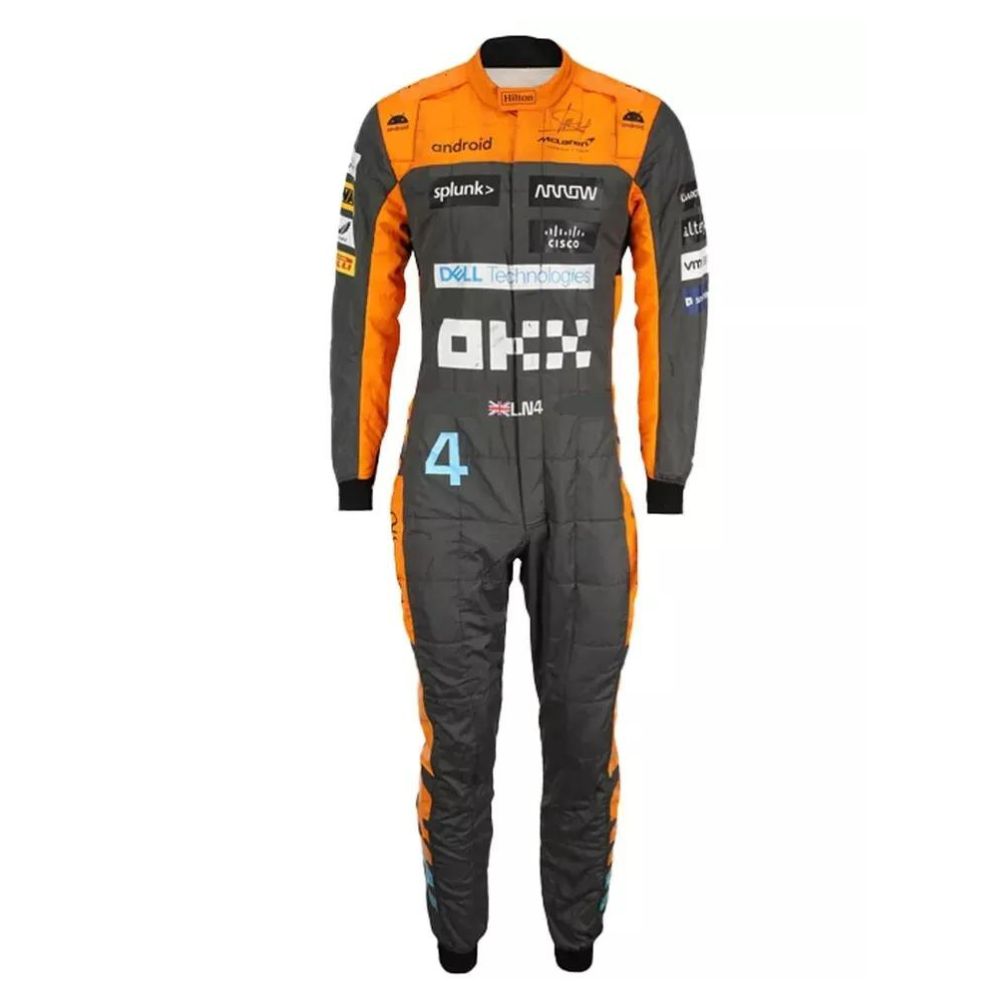 McLaren Formula 1 Team Lando Norris 2023 Formula 1 Racing Suit Replica