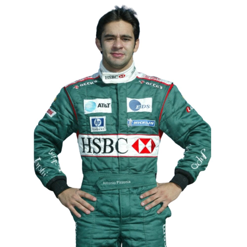 Formel 1 Rennoverall Replik (Antonio Pizzonia Jaguar Rennen 2003)