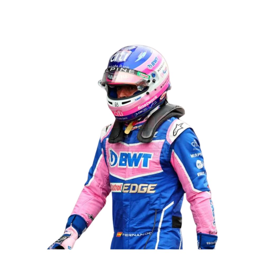 Alpine F1 Team Fernando Alonso 2022 Formel 1 Rennoverall Replik