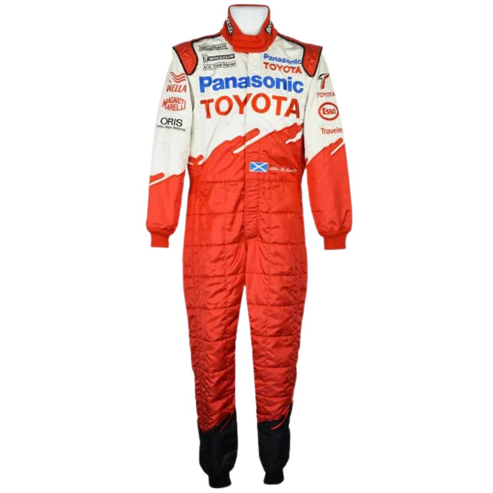 Toyota Gazoo Racing Formel 1 Rennanzug Replik (Allan McNish Rennen 2002)