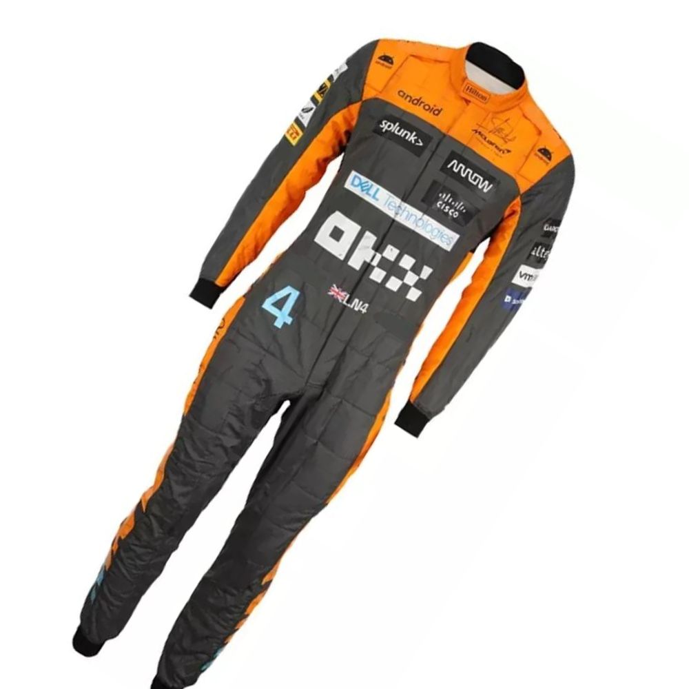 McLaren Formel-1-Team Lando Norris Formel-1-Rennanzug-Replika 2023