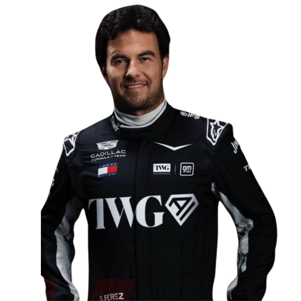 Cadillac F1 Team Sergio Perez 2026 Formel 1 Rennanzug Replik (Rennen)