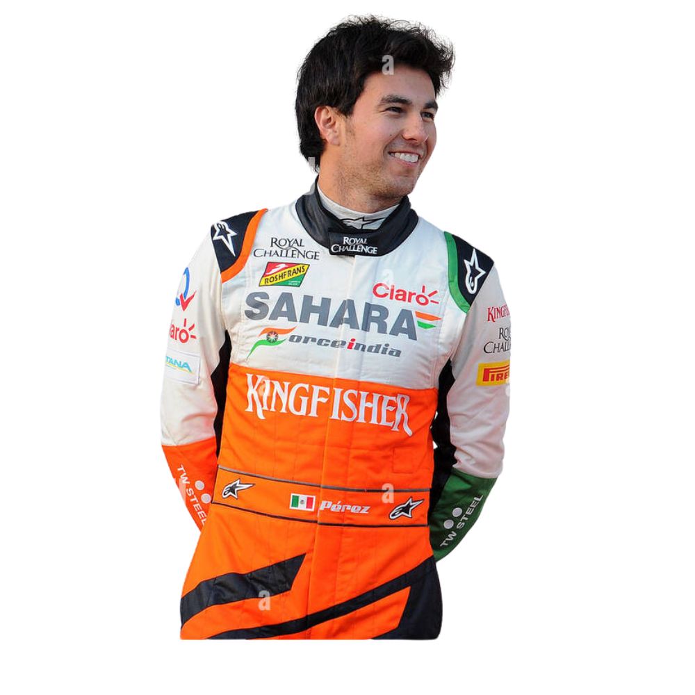 Sergio Perez 2014 Formel 1 Rennanzug Replik (Force India)