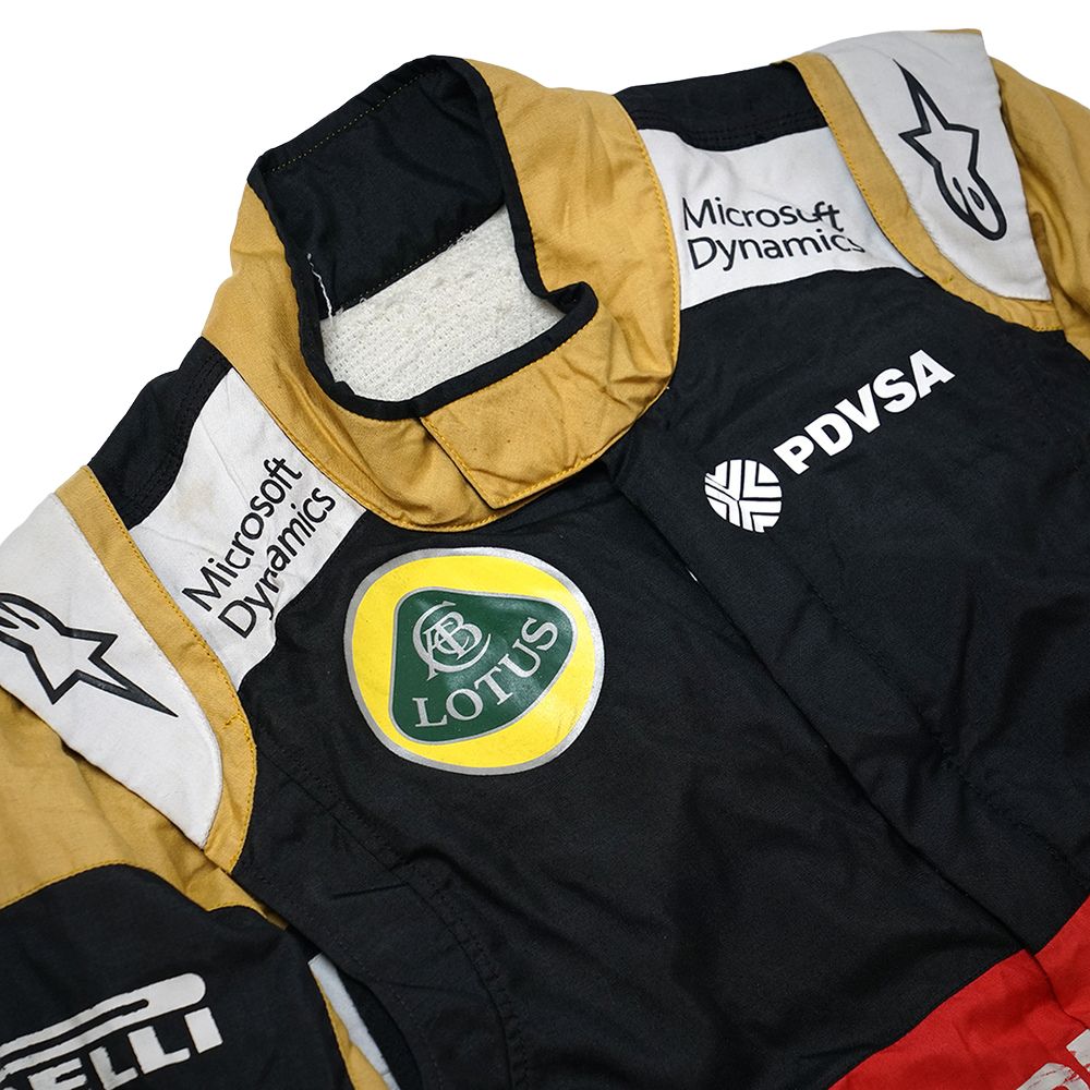 2015 Formel 1 Rennanzug Replik (Team Pastor Maldonado Lotus)