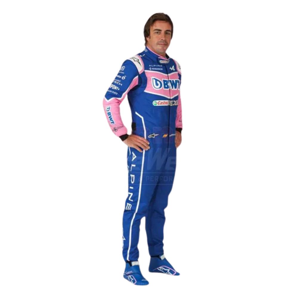 Alpine F1 Team Fernando Alonso 2022 Formel 1 Rennoverall Replik